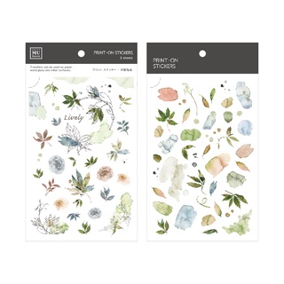 MU【Print-On Stickers轉印貼紙】No.91 | Rub-On Sticker
