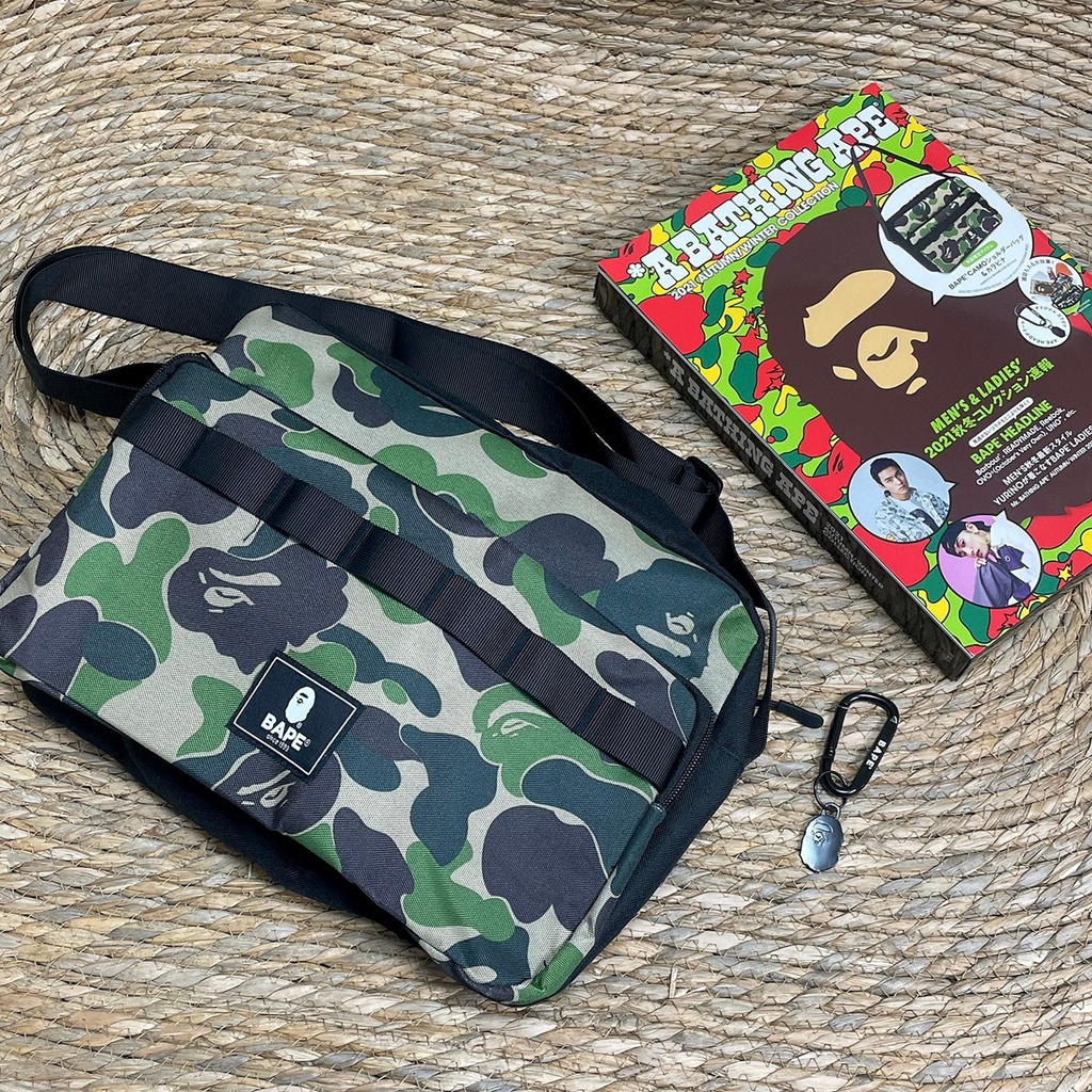 UENO上野日貨 BAPE APE迷彩肩背包(雜誌)【BAPE3-125】