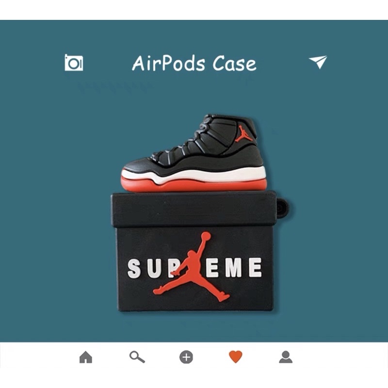 Air jordan鞋盒造型airpods 1/2/pro耳機保護套 tgp