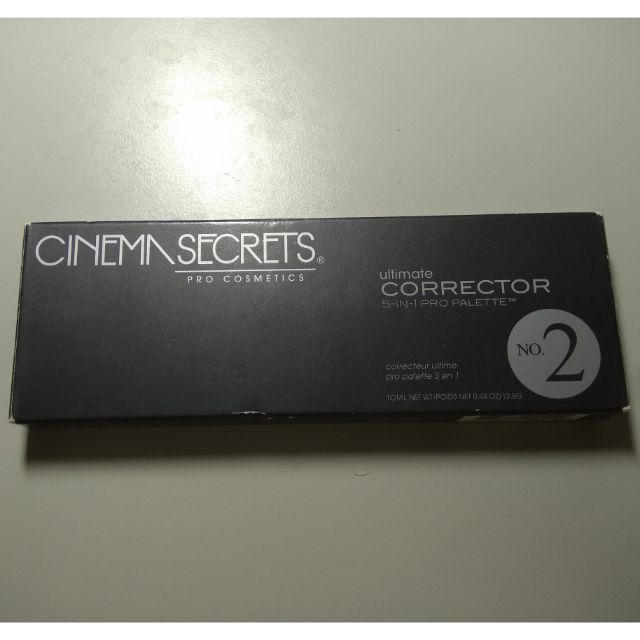 好萊塢的秘密 Cinema secrets五色遮瑕盤