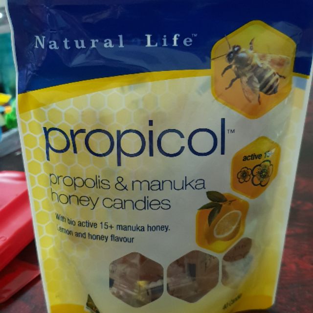 澳洲代購便宜賣麥盧卡活性蜂蜜喉糖糖果（檸檬蜂蜜口味）