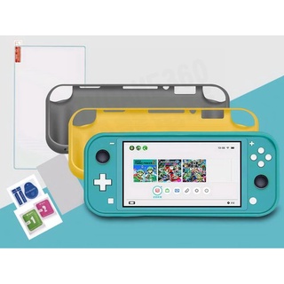 任天堂 SWITCH NS LITE NSL IPEG 主機保護殼 保護套 TPU + 玻璃保護貼 【臺中恐龍電玩】