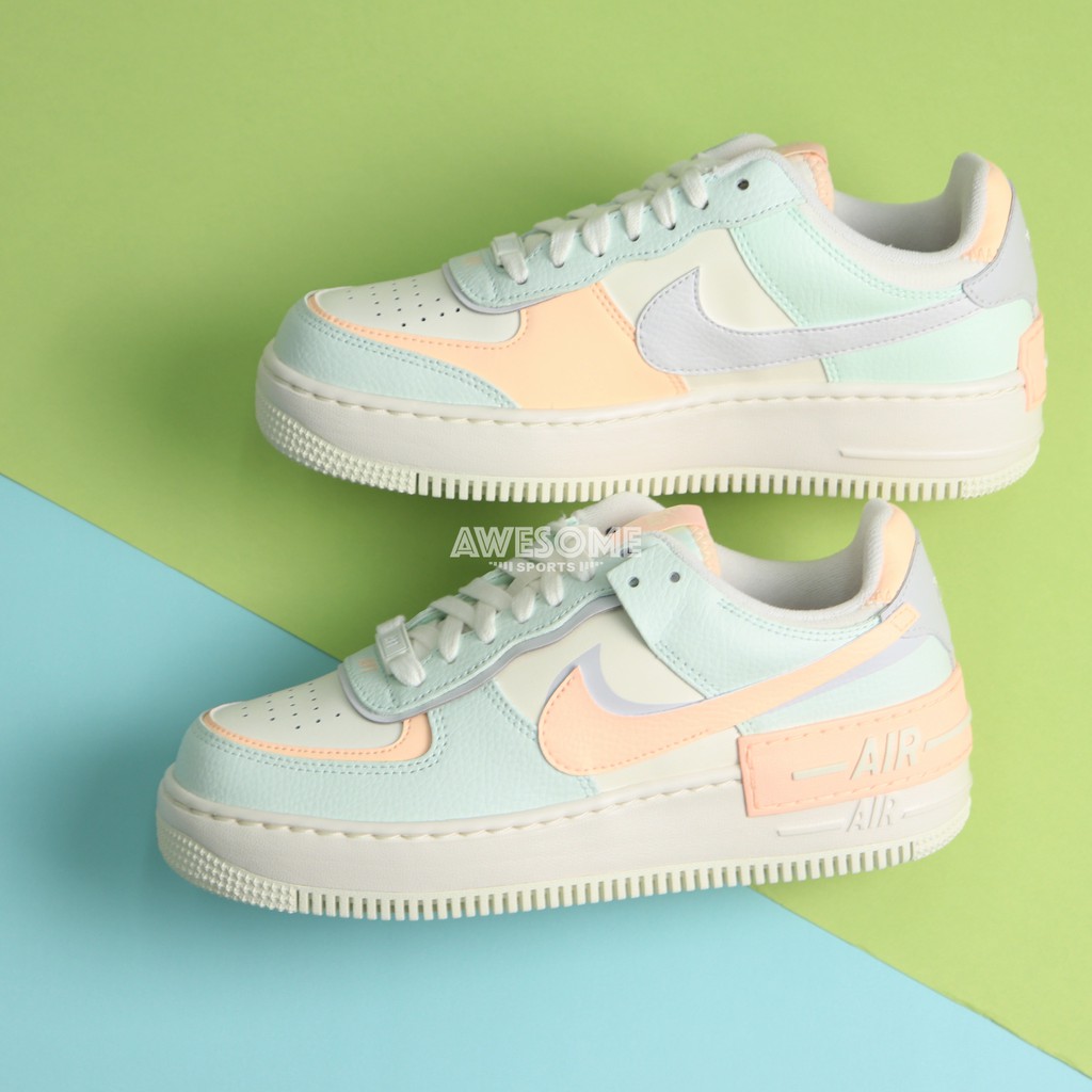 [歐鉉]NIKE W AF1 SHADOW 多層次 拼接 解構 輕量 休閒鞋 女鞋 CU8591-104-601-103