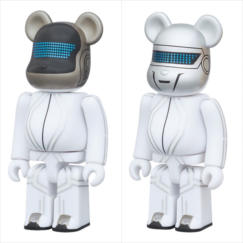 【BE@RBRICK】21代・SF・DAFT PUNK・傻瓜龐克・二隻不拆賣・Bearbrick・庫柏力克熊