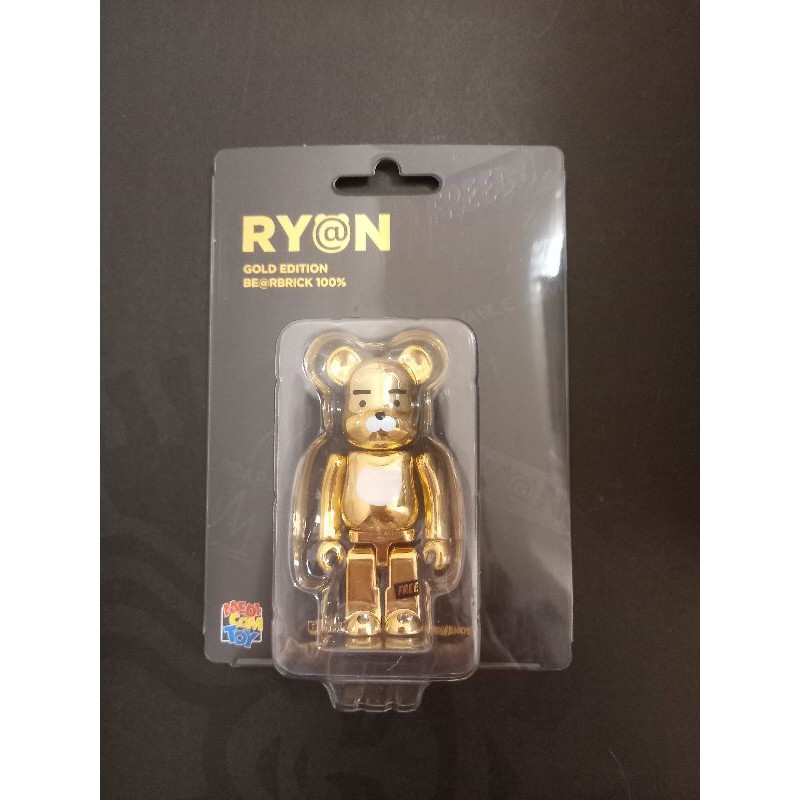 【現貨】BE@RBRICK x KAKAO FRIENDS RYAN 萊恩聯名款 100% 庫柏力克熊萊恩