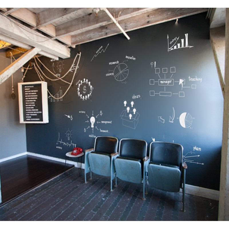 商業構想 創意辦公室團隊合作勵志墻貼公司企業文化背景墻裝飾