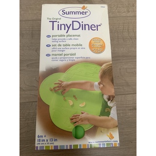美國Summer Infant Tiny Diner 可攜式防水學習餐墊(綠色)