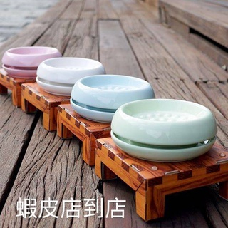 【浪浪貓咪義賣】波米斯貝果貓碗(Bagel 貓碗) 含碗架: 可防蟻 四色可選(象牙白、淺綠、水藍、粉紅)