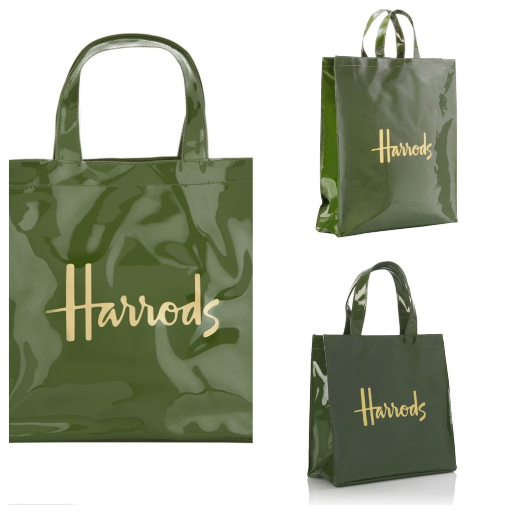 Harrods Shopper bags 英國哈洛德斯百貨公司購物袋現貨預購(最能代表百貨的)