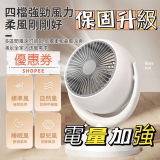 2025升級 節能 擺頭充電循環扇 空調扇 靜音 渦輪扇 露營便攜 桌扇 TYPE-C充電電風扇 小米 IRIS DC