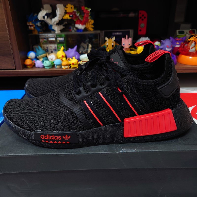 Adidas nmd core black lush outlet red