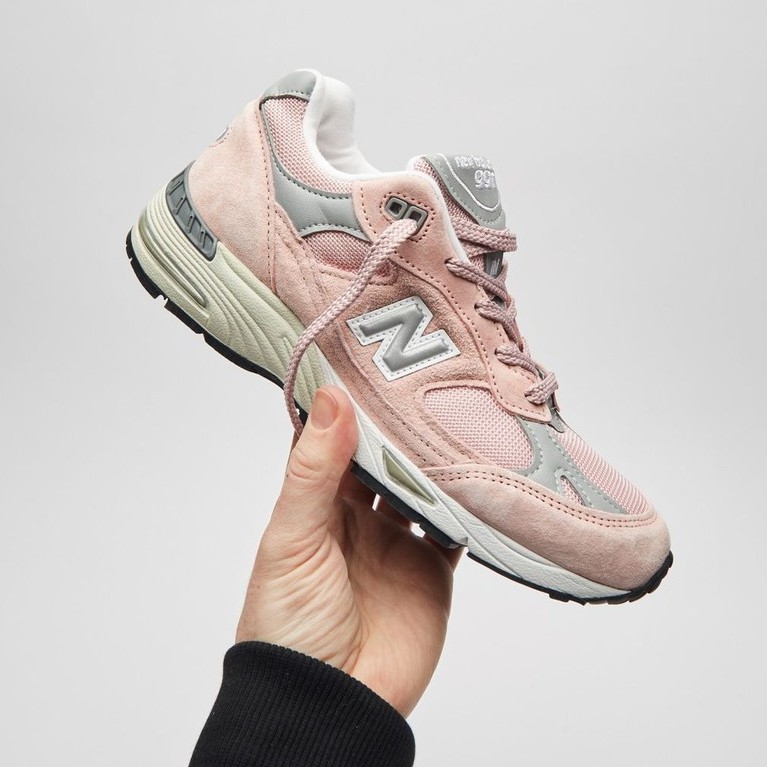 阿飛 New Balance 991 Pink/Grey W991PNK 粉紅 女鞋 復古 限量運動鞋 休閒鞋 麂皮