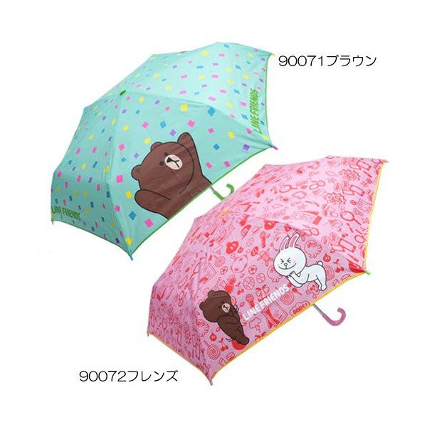 ◎櫻の華◎日本帶回 LINE熊大兔兔摺疊晴雨傘 非7-11集點商品