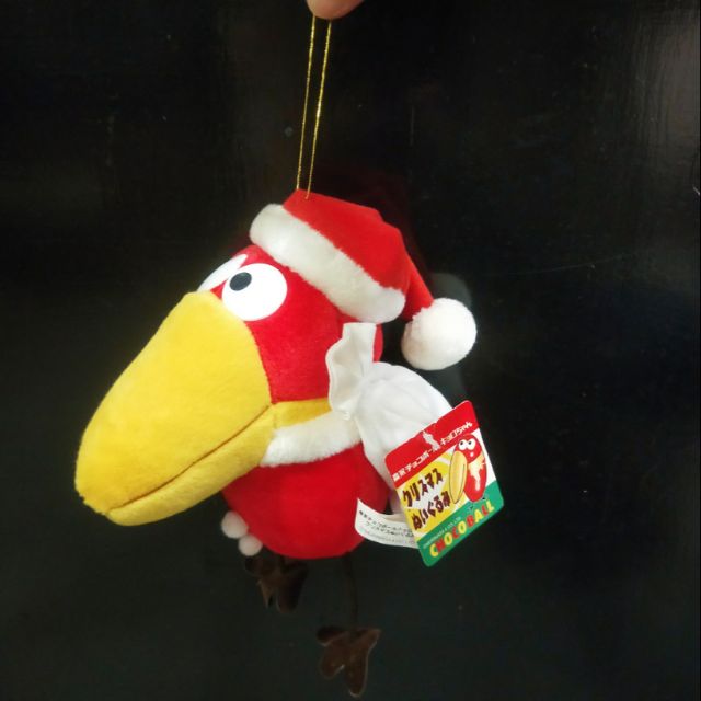 18公分 1998年SEGA日本非賣品景品大嘴鳥森永製菓巧克力球吉祥物聖誕節限定絕版正版日版絨毛玩具娃娃公仔布偶玩偶吊飾