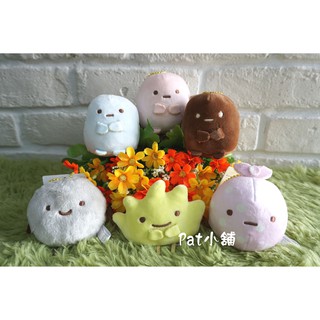 現貨 =Pat小舖= 正版 San-X 角落生物 角落小配角系列 粉圓 雜草 灰塵 包袱巾 3吋 吊飾 娃娃