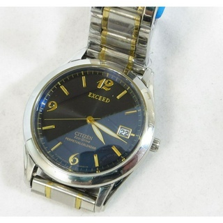 ੈ✿ 星辰錶 CITIZEN 光動能 ECO-Drive 日本製 大三針日期顯示 灰藍色錶盤 特殊有型全鋼錶款 功能正常