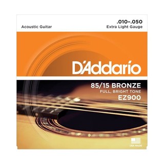 『 放輕鬆樂器』全館免運費 DAddario EZ 900 黃銅 木吉他弦 (10-50)