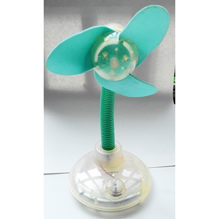 迷你電風扇.Mini Fan 綠色~透白三葉扇
