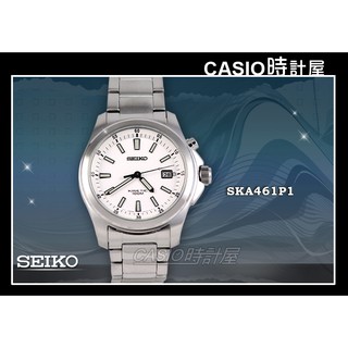 時計屋 手錶專賣店 SKA461P1 SEIKO 人動電能指針男錶 不鏽鋼錶帶 防水100米 全新品 保固一年 含稅發票