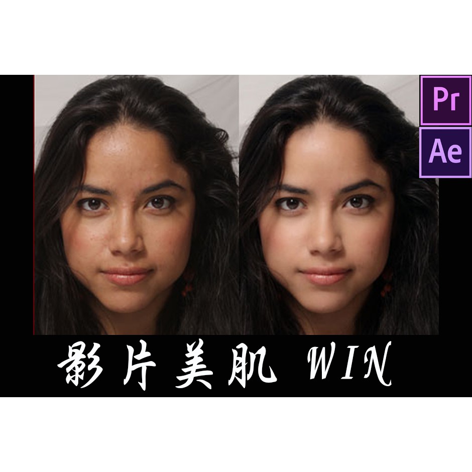 Ae Pr 美肌影片人物美膚美白美容磨皮插件繁體中文win版本 蝦皮購物