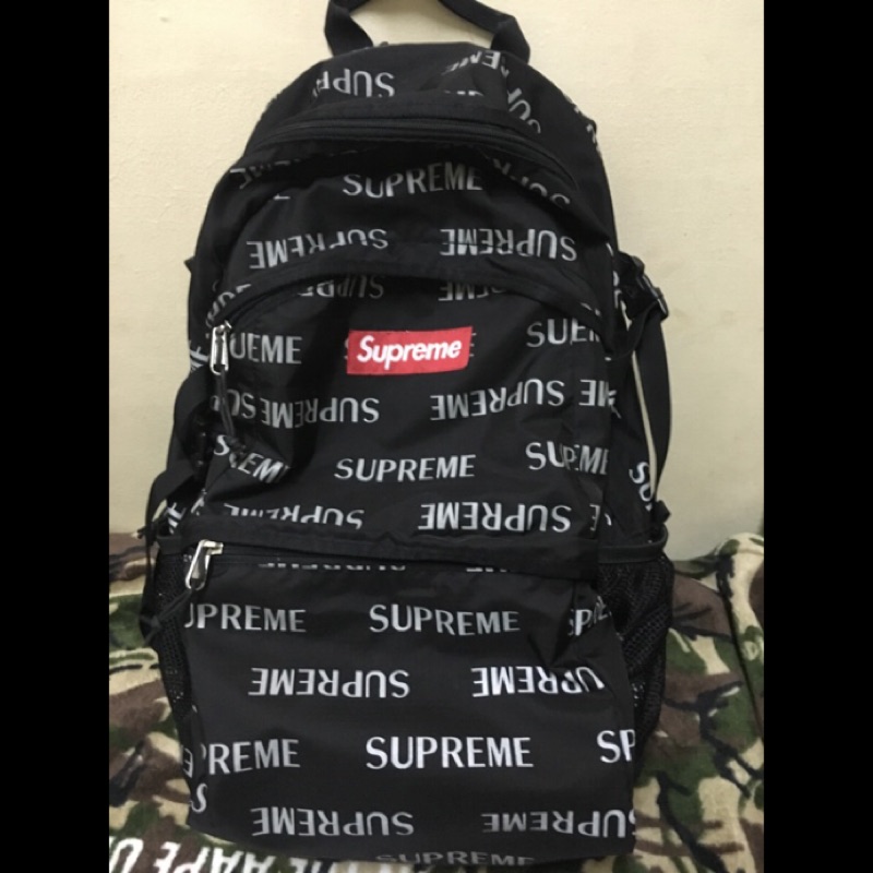 Supreme 41th 反光字體後背包