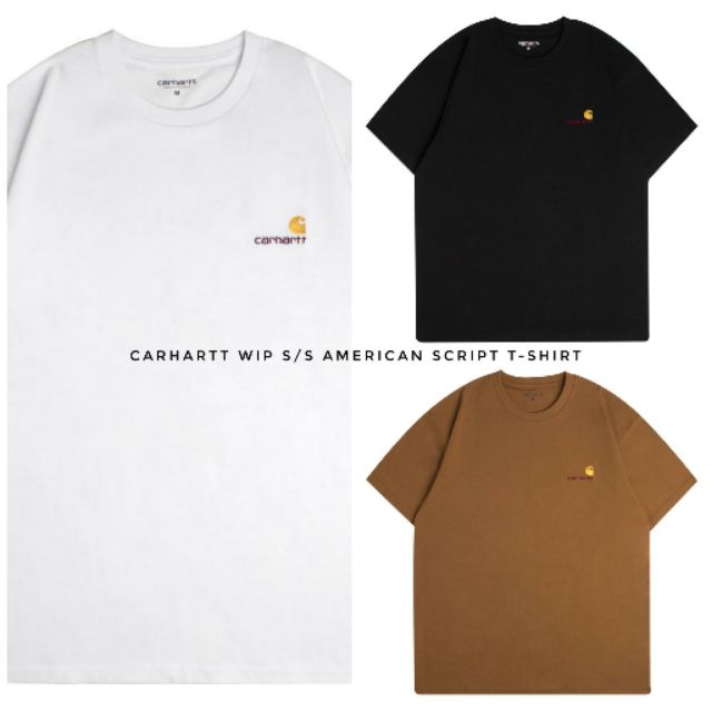 19SS Carhartt WIP S/S American Script T-Shirt | 蝦皮購物