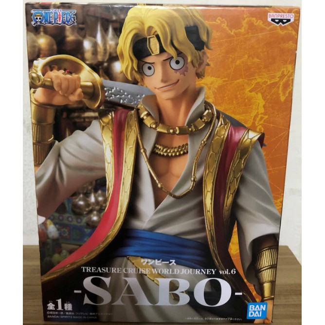 正版金證航海王海賊王one Piece 尋寶之旅vol 6 薩波薩博革命軍wj 阿拉伯公仔 蝦皮購物