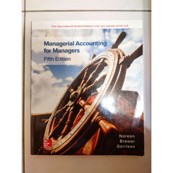 Managerial Accounting for Managers Fifth Edition 5版