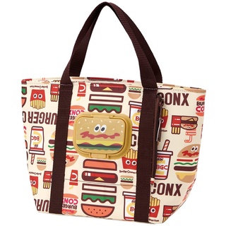 現貨- 日本Skater BURGER CONX 漢堡濕紙巾手提袋 保溫保冷袋 購物袋