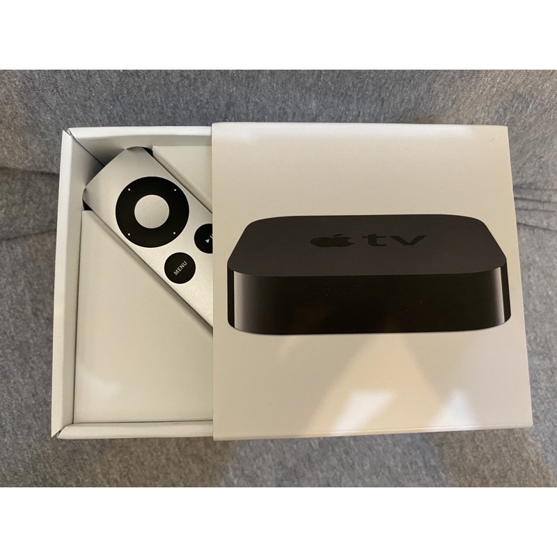 apple tv 3 (A1469) 盒裝完整 原廠線材遙控器 功能正常