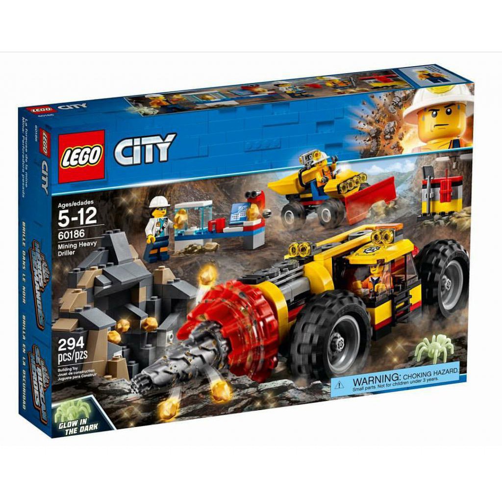 ［想樂］全新 樂高 Lego 60186 City 城市 採礦 採礦重型鑽孔機