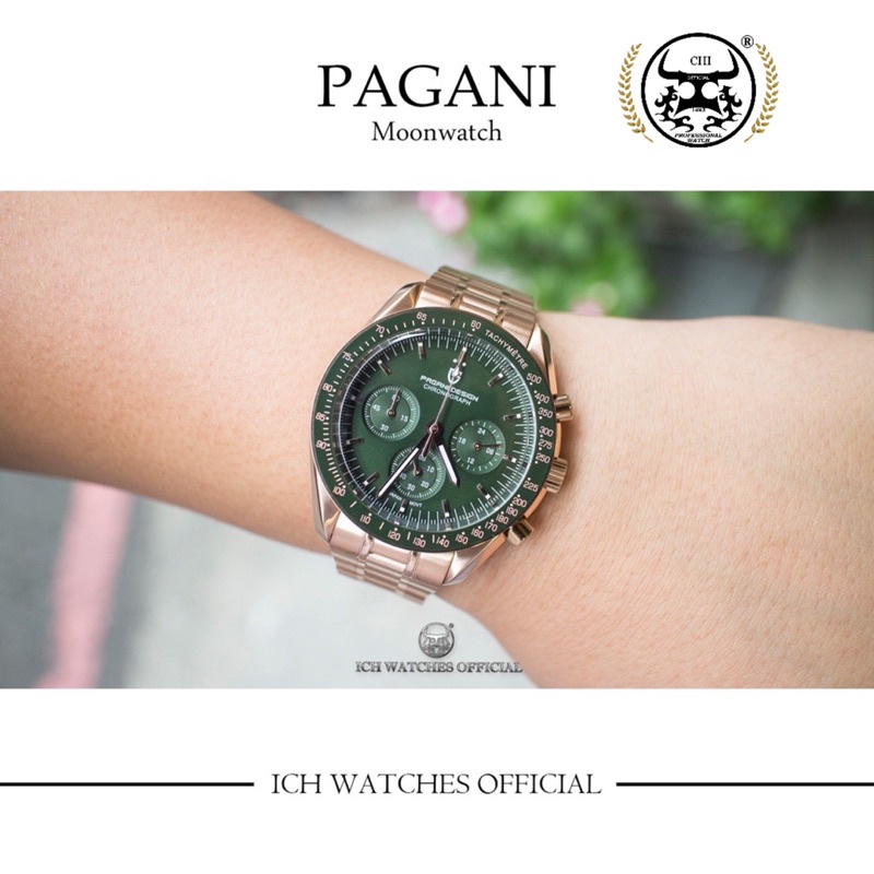 美國Pagani Design PD1701 Moonwatch系列登月錶-超霸系列史奴比男錶女錶手錶三眼計時錶生日禮物