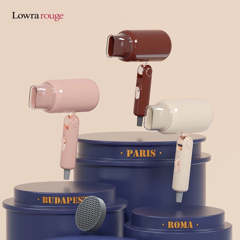 ☢✷Lowra rouge羅拉低輻射復古限定款電吹風機家用宿舍負離子護發