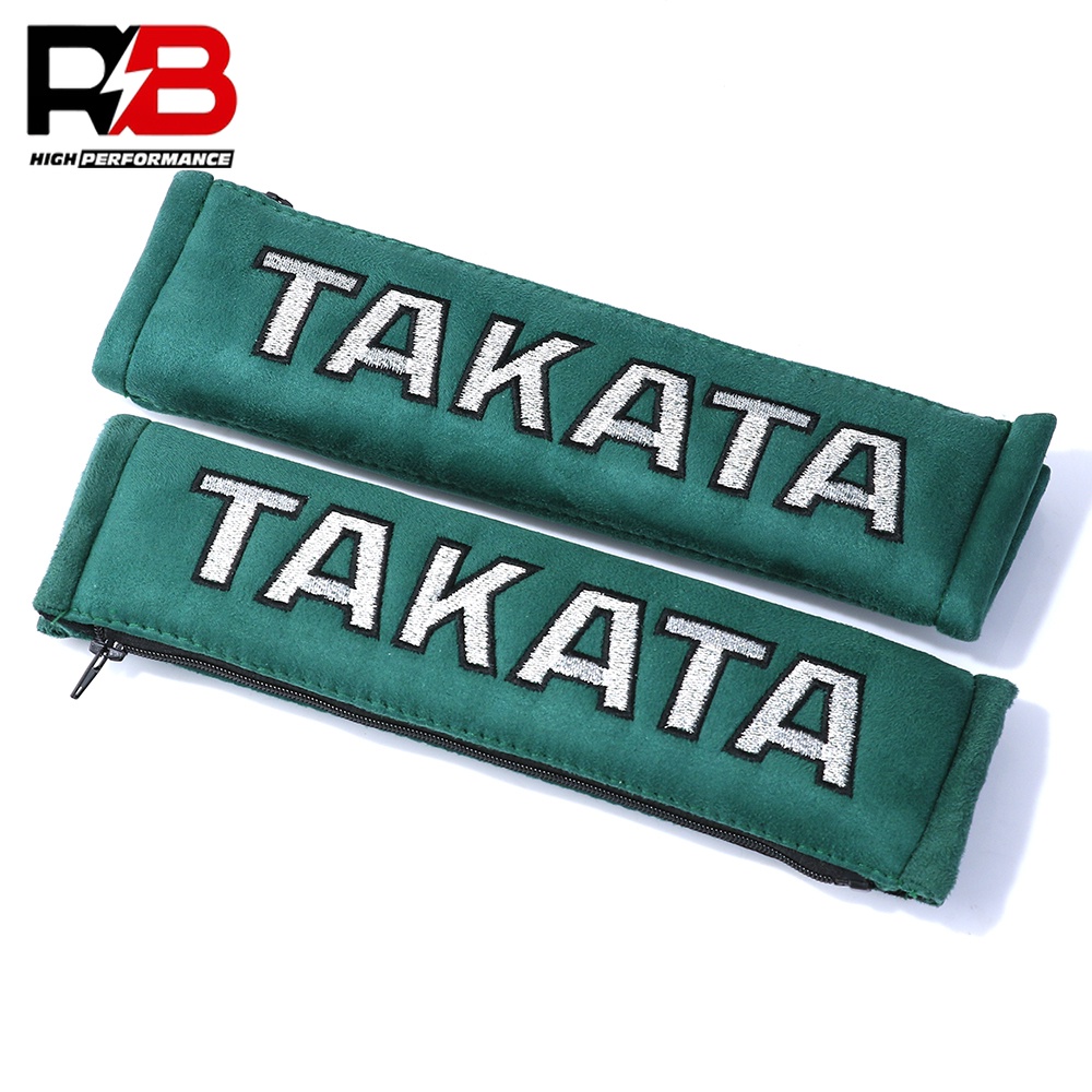 Takata Racing 安全帶套肩墊一對帶刺繡新娘賽車標誌