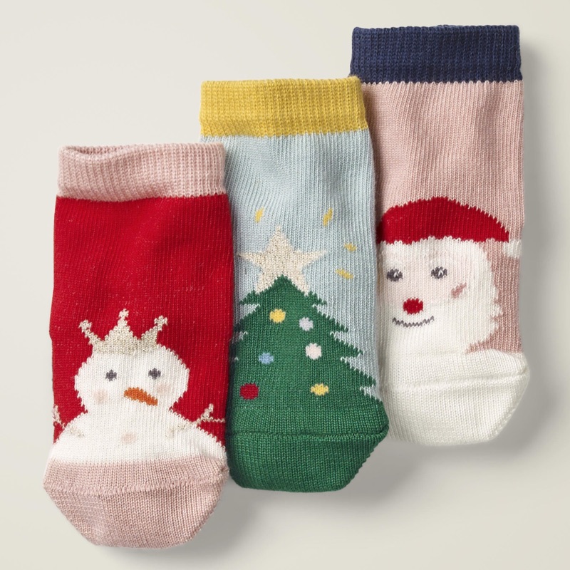 🇬🇧英國知名童裝 Mini Boden 老闆娘最愛品牌🌹聖誕節限定襪子3雙組合 - 2款 - 特價 - 現貨🉐️