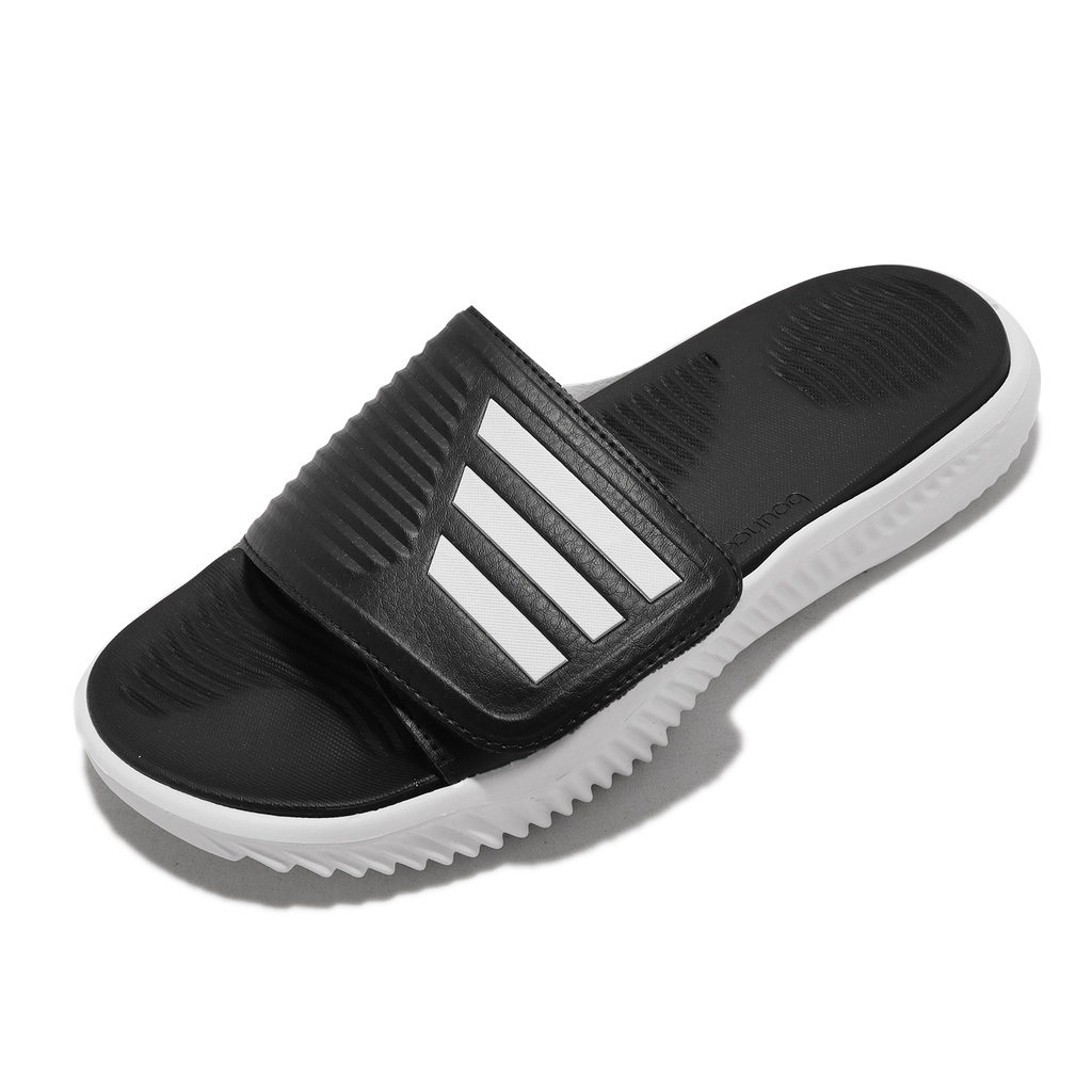 adidas 拖鞋 Alphabounce Slide 2.0 黑 白 涼拖鞋 男女鞋 愛迪達 【ACS】 GY9415