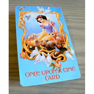 很久很久以前 once upon a time card snow white 白雪公主 早期收藏卡片
