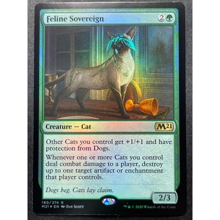 [Lucky] 🌸魔法風雲會 MTG🌸 核心系列2021 (M21) 靈貓君王 Feline Sovereign