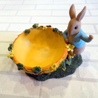 [HOME] Petter Rabbit 彼得兔南瓜水果盤、糖果盤 南瓜果盤 比得兔置物盤