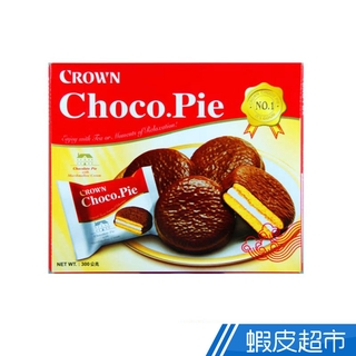 韓國 CROWN 巧克力派 1盒10入 韓國零食 現貨 蝦皮直送