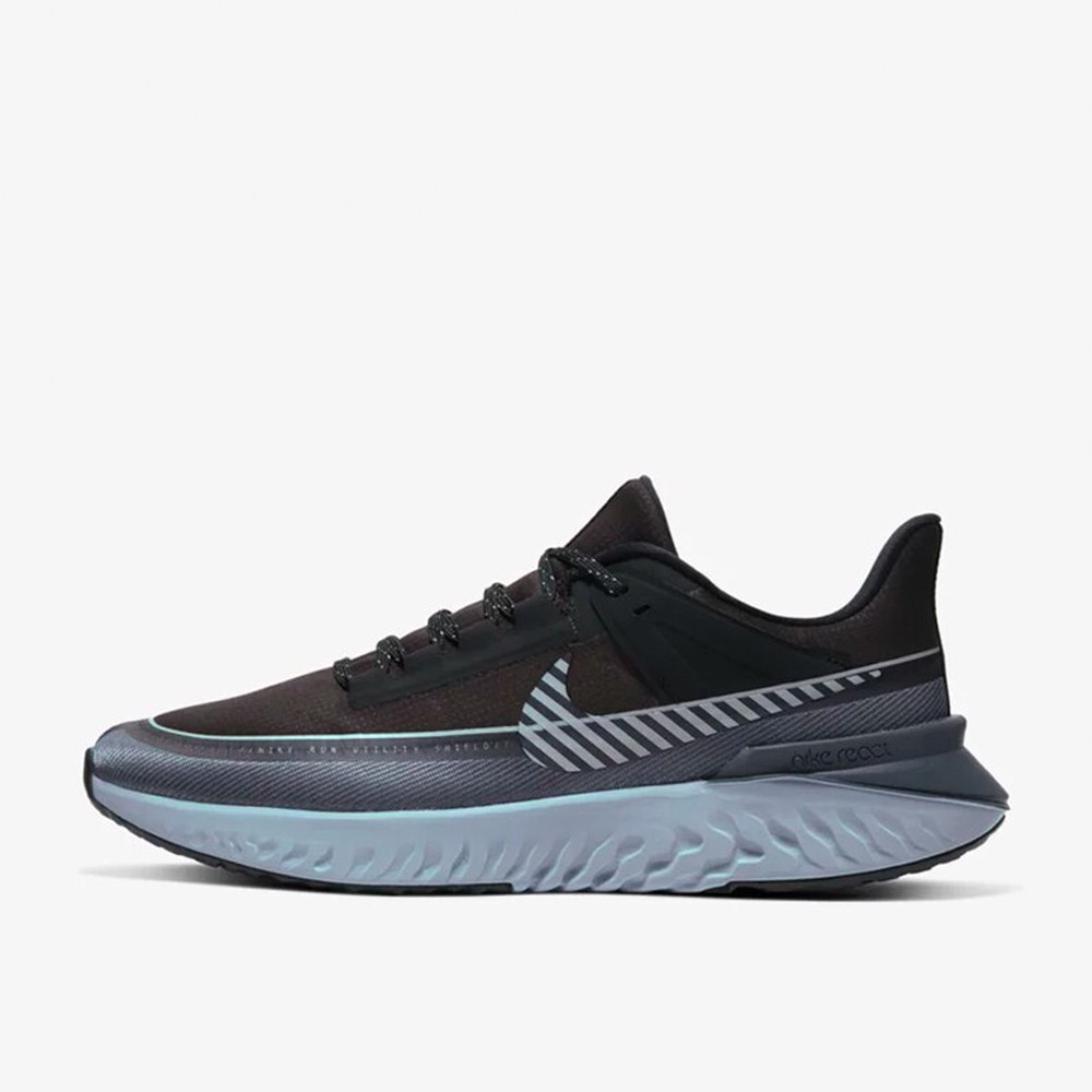 Nike Legend React 2 Shield 男鞋 慢跑 休閒 訓練 防潑水 黑灰 BQ3382-001