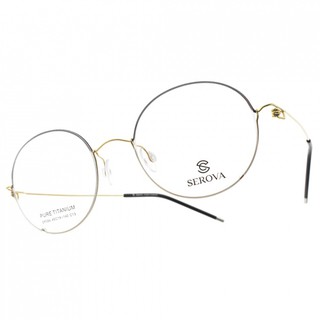 SEROVA 光學眼鏡 SP084 (兩色）極致簡約細框款-金橘眼鏡