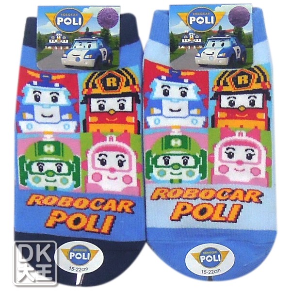 POLI 4人組全員集合直板襪 童襪 PL-S1211 正版授權【DK大王】