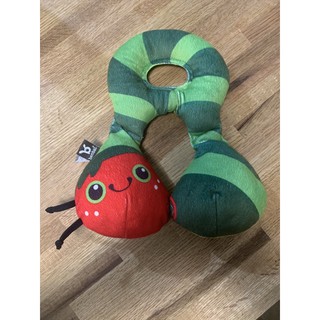 Benbat 寶寶旅遊頸枕 1-4歲(毛毛蟲) 旅行護頸枕/寶貝旅遊枕/推車汽座輔助枕