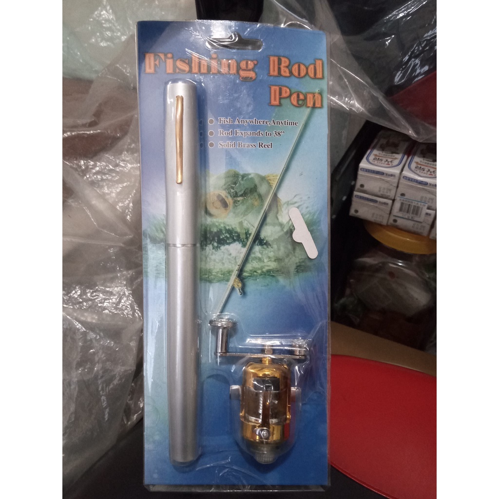 迷你型鋼筆釣魚🎣釣竿 鋼筆釣竿 池釣/河釣