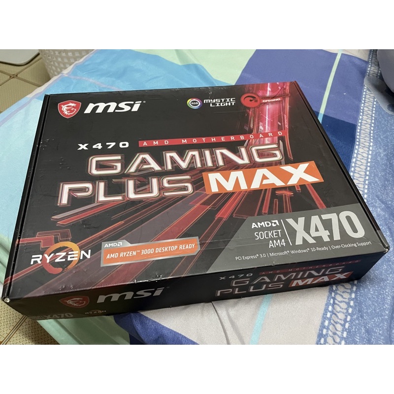 《二手》微星 MSI X470 GAMING PLUS AMD板