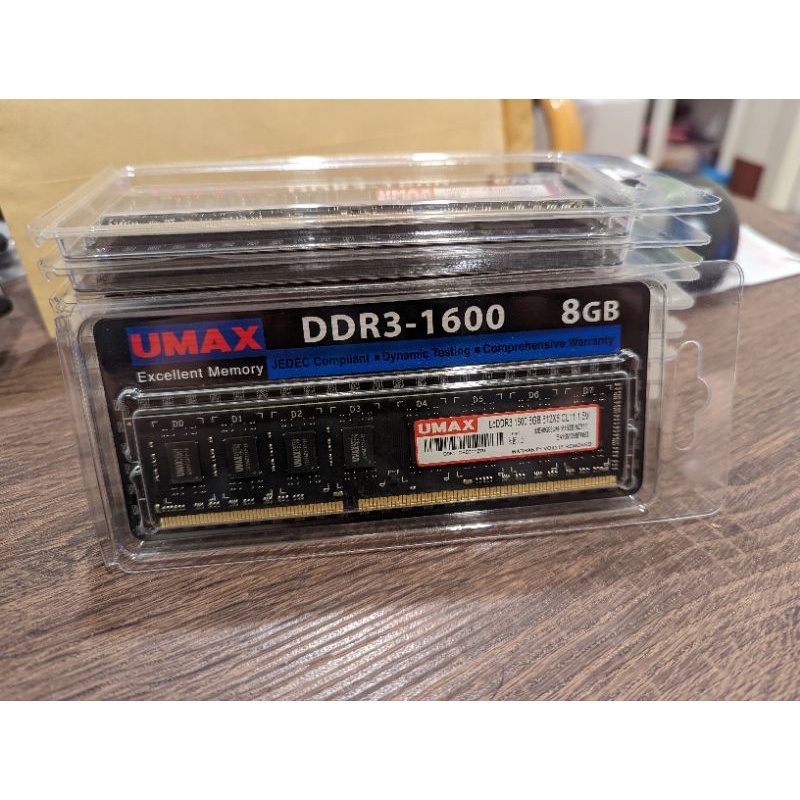 ［全新］ UMAX 8GB DDR3-1600(512*8)