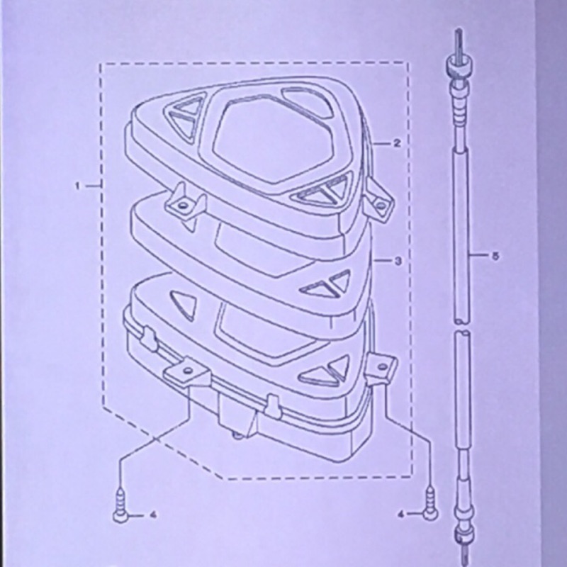 RS ZERO 100 碼錶總成 原廠公司貨