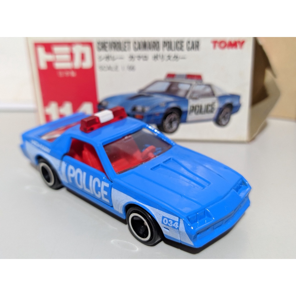 多美 Tomy Tomica 114 Camaro Police  雪佛蘭 大黃蜂 警車 日本製 紅盒 日製