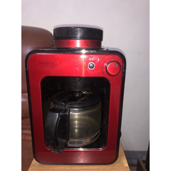 二手 Siroca A1210 法拉利紅 顏值高 美式自動研磨咖啡機 不用的時候就是一種裝飾❤️